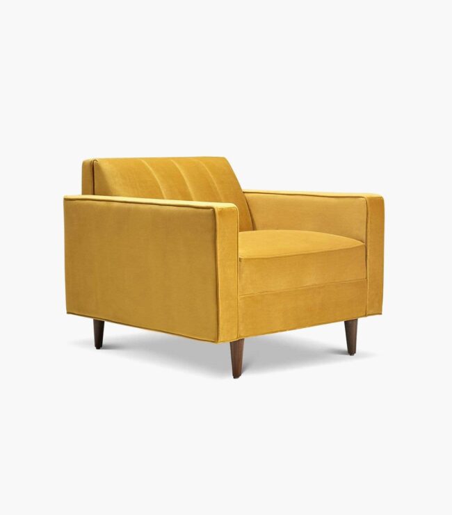 Delphine Cane Velvet Accent Chair - Image 2