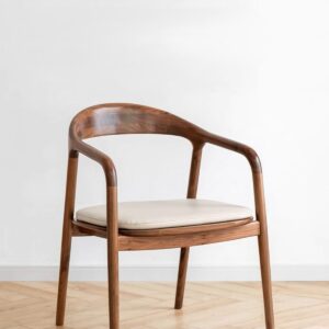 Black Walnut Horn Chair