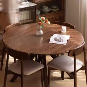 solid wood dining table