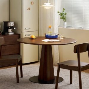 Solid wood dining table