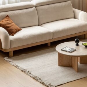 Solid wood sofa