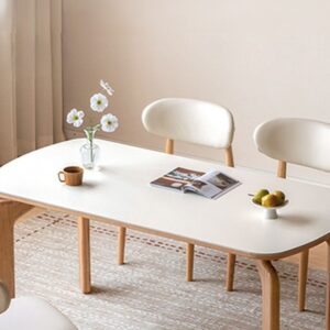 Solid wood dining table