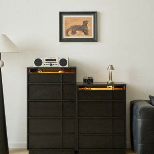 Solid wood drawer cabinet