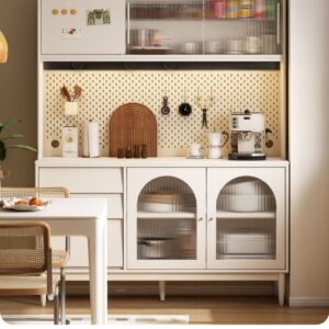 Solid wood dining cabinet