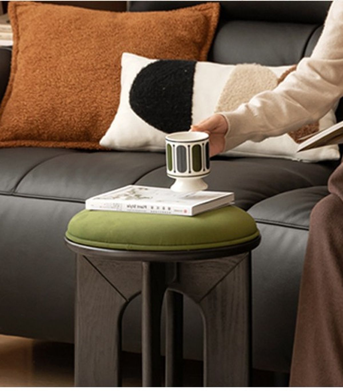 Solid wood bar stool - Image 4