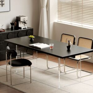 Solid wood dining table