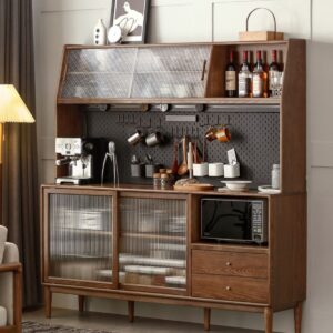 Solid wood dining cabinet