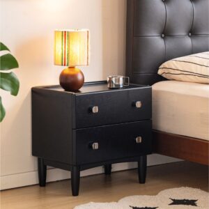 Solid wood bedside cabinet
