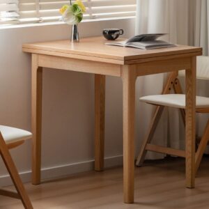 Solid wood dining table
