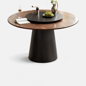 Solid wood dining table