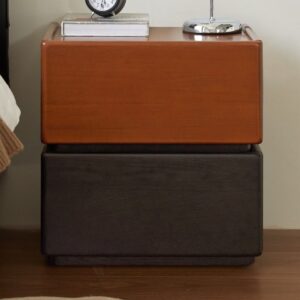 Solid wood bedside cabinet