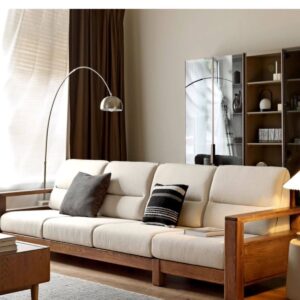 Solid wood dining table