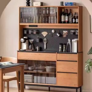 Solid wood dining cabinet