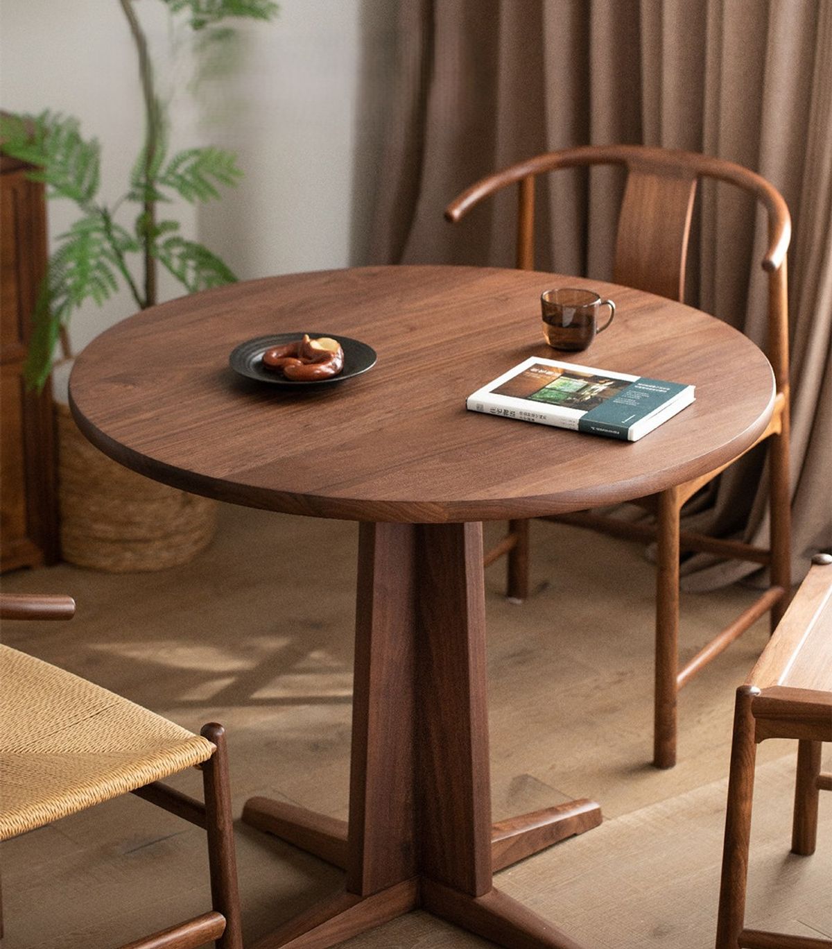 Solid wood coffee table