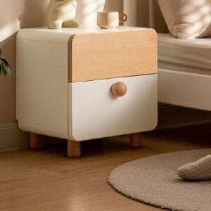 Solid wood bedside cabinet
