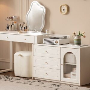 Solid wood dressing table
