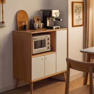 Solid wood dining cabinet