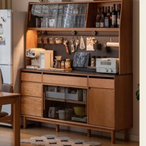 Solid wood dining cabinet